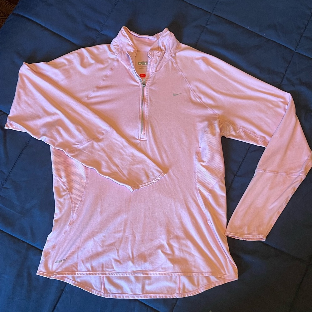 Pink Nike Fit Pullover